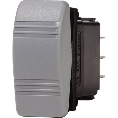 Blue Sea 8231 Water Resistant Contura III Switch - OFF-(ON) - Grey
