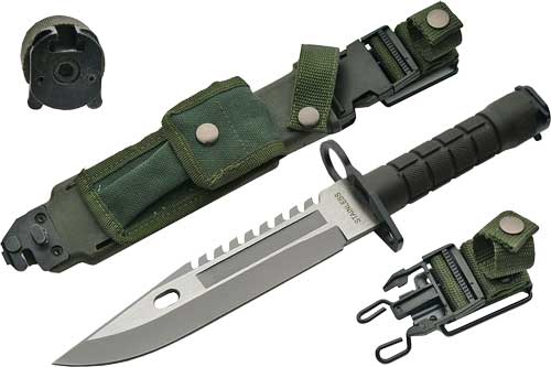 Szco Rite Edge 7.75" M-9 Commando Knife W/sheath