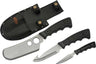 Szco Rite Edge 3PC Skinning SET W/black Rubber Hndl/sheath