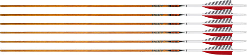 Easton Arrow 6.5 Carbon Legacy 400 4" Feather Left Heli. 6PK