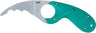 Crkt Bear Claw 2.39" Green W/ Veff Serrations Belt Clip
