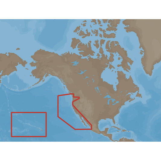 C-MAP MAX NA-M024 - U.S. West Coast & Hawaii - SD™ Card