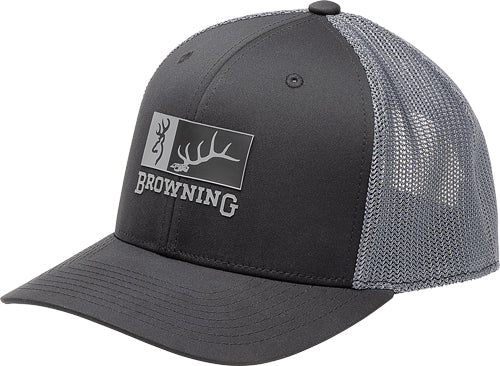 Browning CAP ELK Ridge 110mesh Back REC Patch Black/gray