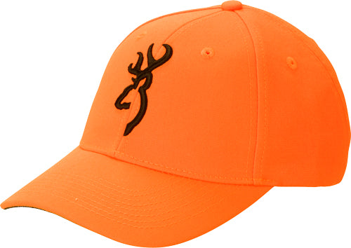 Browning CAP Safety Orange W/ 3-D Buck Mark Logo Adjustable