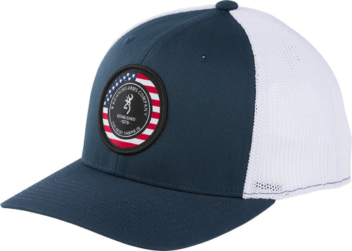 Browning CAP Freedom 110 Mesh Back Circle Patch Navy/white*