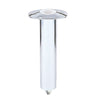 Lee's 0° Stainless Steel Swivel Base Flush Mount Rod Holder - Extra Long Tube 2.25" OD X 14.5" Tube