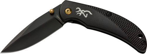 Browning Knife Prism III Fldng Hunter 2.38" Blade Black Alum