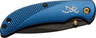 Browning Knife Prism III Fldng Hunter 2.38" Blade Blue Alum