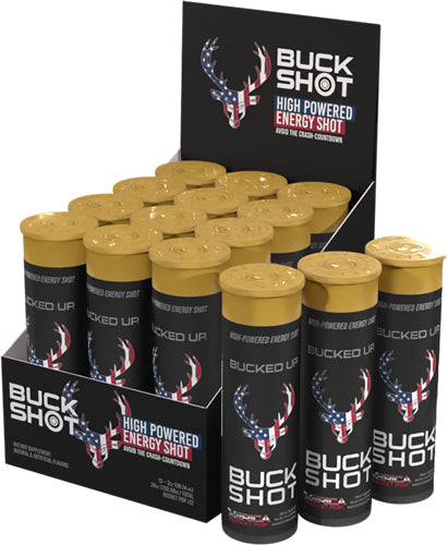 Bucked UP 2OZ Energy Shots Rocket POP 2-12 Packs