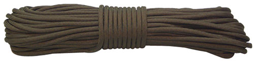RED Rock 550 Parachute Cord 100 Feet Olive Drab