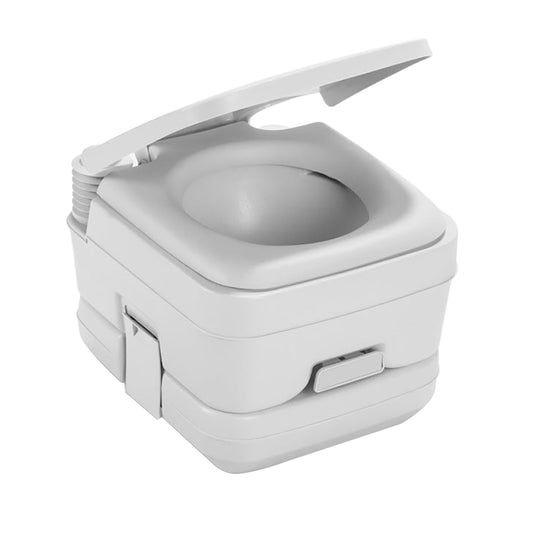 Dometic™ 964 MSD Portable Toilet w/Mounting Brackets - 2.5 Gallon - Platinum