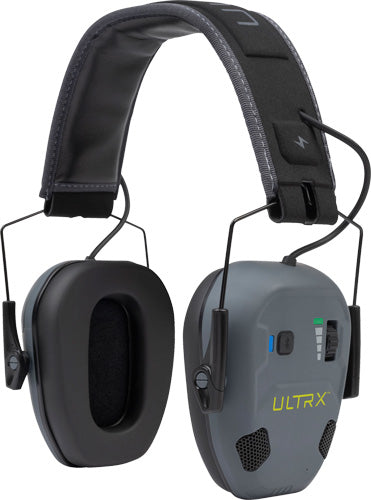 Ultrx Bionic Fuse ION E-muff Bluetooth Earmuff 22db Slate