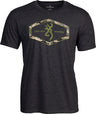 Browning SS T-shirt Browning Hexlock Dark Gray Xlarge