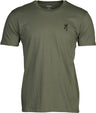 Browning SS T-shirt Emblem Military Green Xxlarge