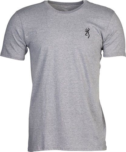 Browning SS T-shirt Hunt Tough Heather Gray Xxlarge