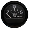 Faria Euro Black 2" Oil Pressure Gauge (80 PSI)