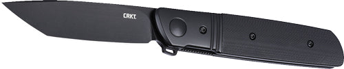 Crkt Bamboozled 3.3" Tanto Assisted Black/black D2