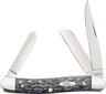 Case Knives Pocket Worn Gray Bone Crandall JIG MED Stockman