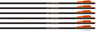 Easton Xbow Bolt 9MM Carbon 22" W/3" Vanes Half Moon 6-pk