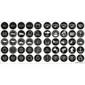 Blue Sea 4230 Push Button Switch Label Kit