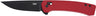 Crkt Q Compact 3.05" Plain Edge RED Crossbar Lock