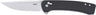 Crkt Q Compact 3.05" Plain Edge Black Stnwsh Crossbar