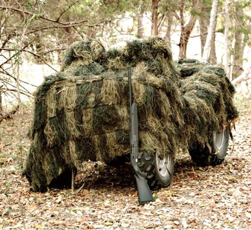 RED Rock Ghillie Blind 5'x12' Woodland Camouflage Netting