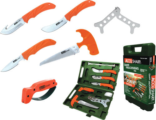 Accusharp Game Processing KIT Complete 9-piece KIT W/hd Case