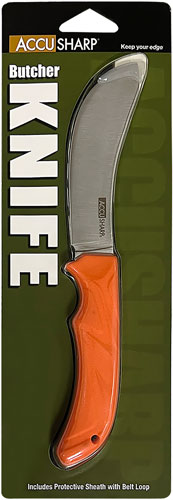 Accusharp Butcher Knife 4" Blade NON Slip Grip