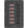 Blue Sea 4322 Circuit Breaker Switch Panel 6 Position - Gray