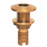 GROCO Bronze Hose Barb Thru-Hull Fitting - 1-1/4"