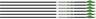 Easton Arrow Axis 5MM 340 6-pack W/ 2" Blazer Vanes