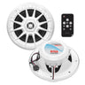 Boss Audio MRGB55W 5.25" Marine Speakers w/RGB Lighting - White