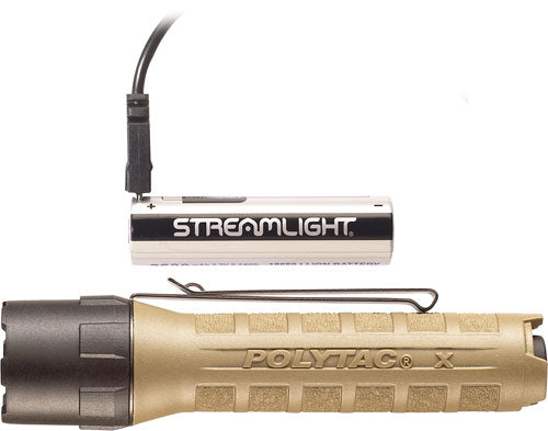 Streamlight Poly-tac X USB Light White LED Coyote Brown