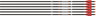 Easton Arrow 6.5mm Match Grade 400 W/3" AAE Hybrid Vanes 6pk<