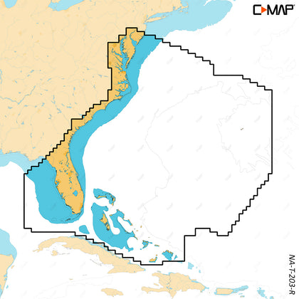 C-MAP REVEAL™ X - Chesapeake Bay to the Bahamas