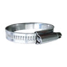 Trident Marine 316 SS Non-Perforated Worm Gear Hose Clamp - 15/32" Band - (5/8" – 15/16") Clamping Range - 10-Pack - SAE Size 8