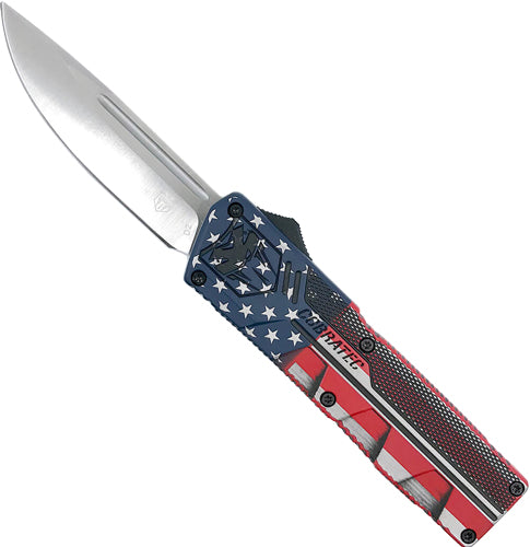 Cobratec Lightweight OTF American Flag Crkte 3.25" Dpnt