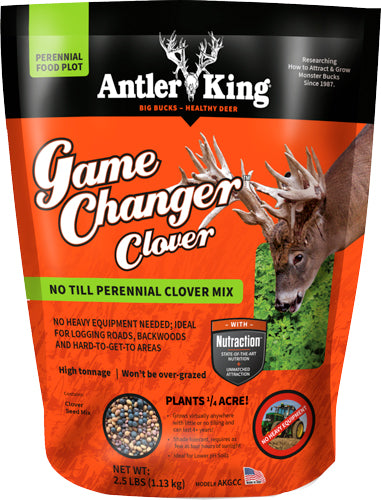 Antler King Game Changer Clover 2.5# Perenial 1/4 Acre