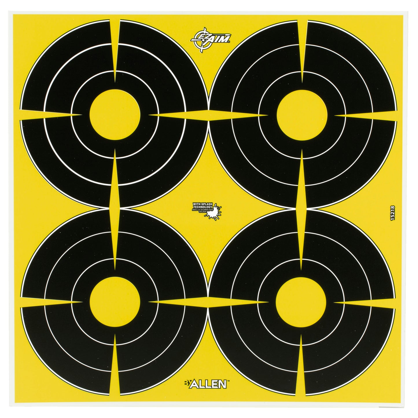Allen EZ AIM 12"x12" 4 Spot 8PK