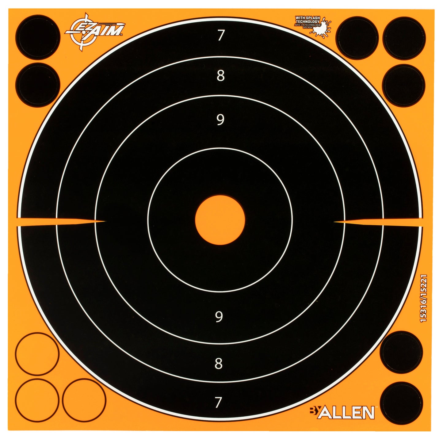 Allen EZ AIM 8"x8" Bullseye 30pk