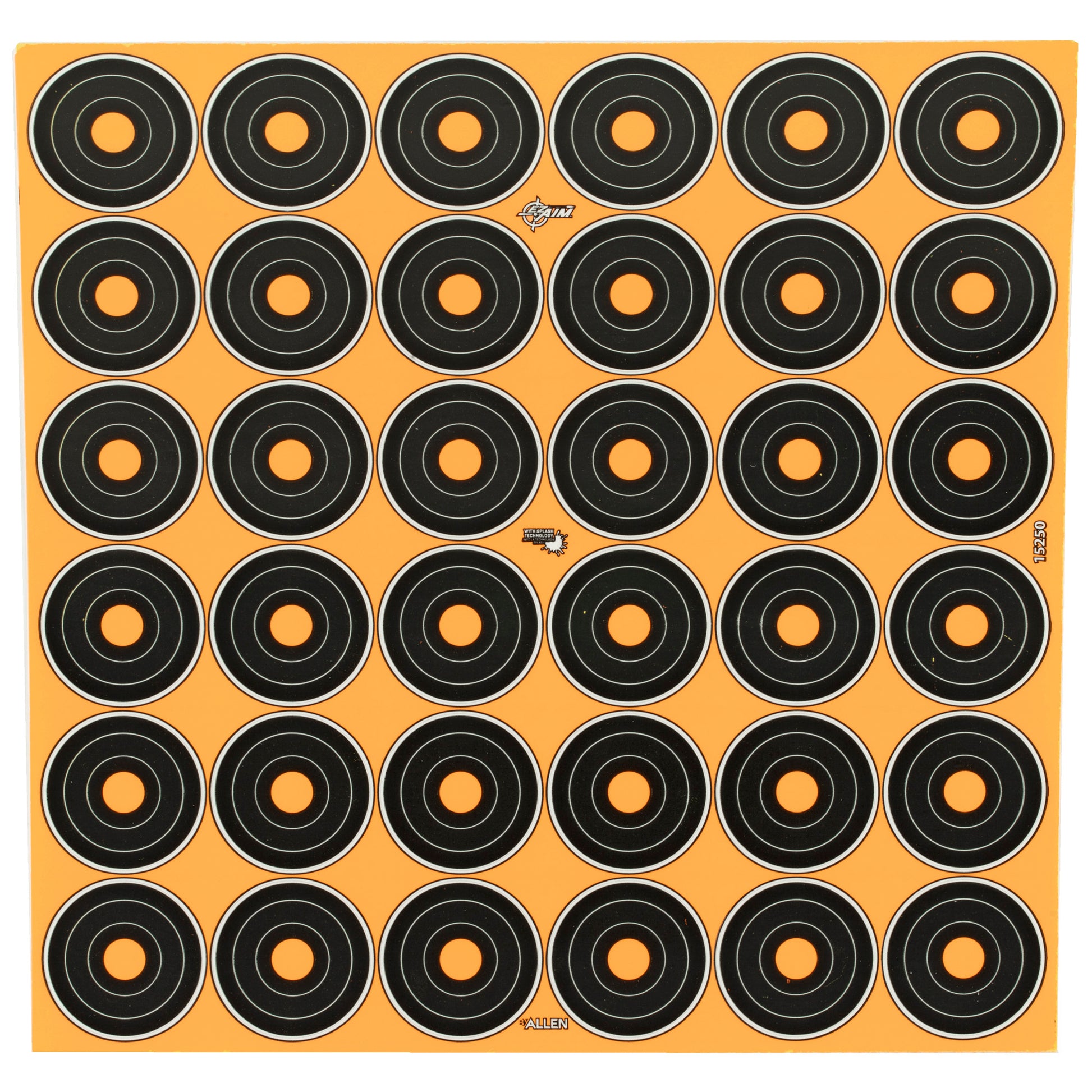 Allen EZ AIM 1" Bullseye 12 Sheets