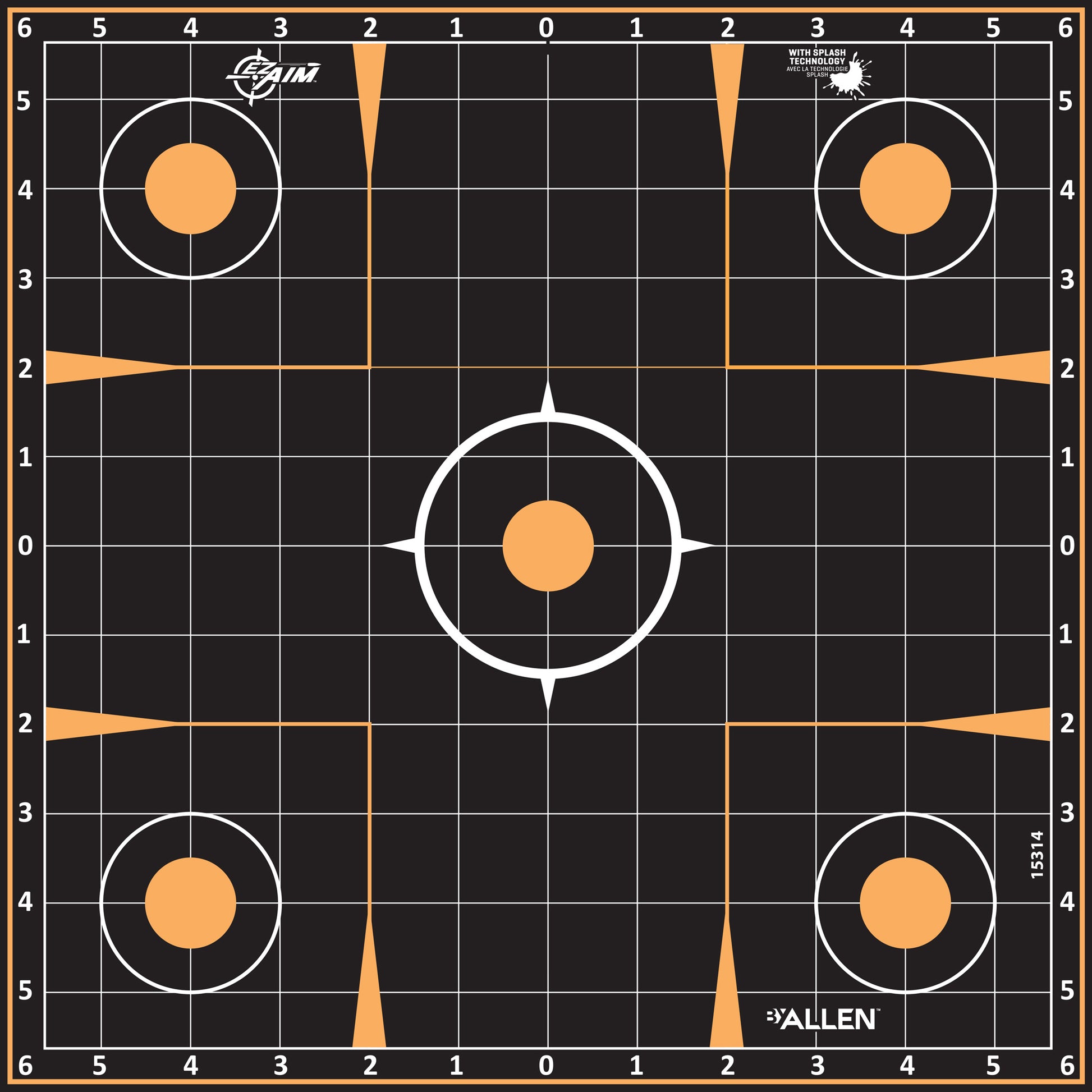 Allen EZ AIM 12"x12" Sight-in 5PK