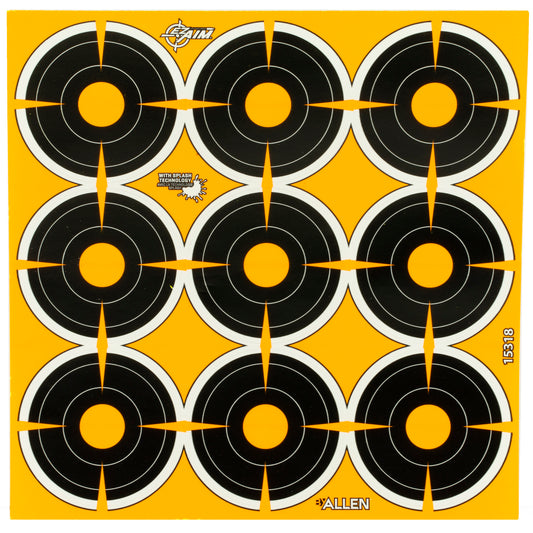 Allen EZ AIM 2" Bullseye 12 Sheets