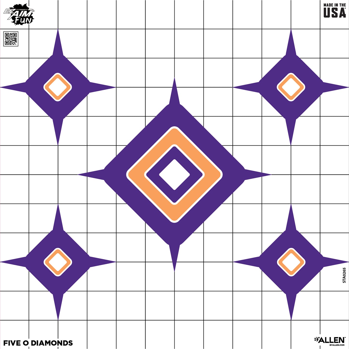 Allen EZ AIM 12"x12" Dialing IN 9PK