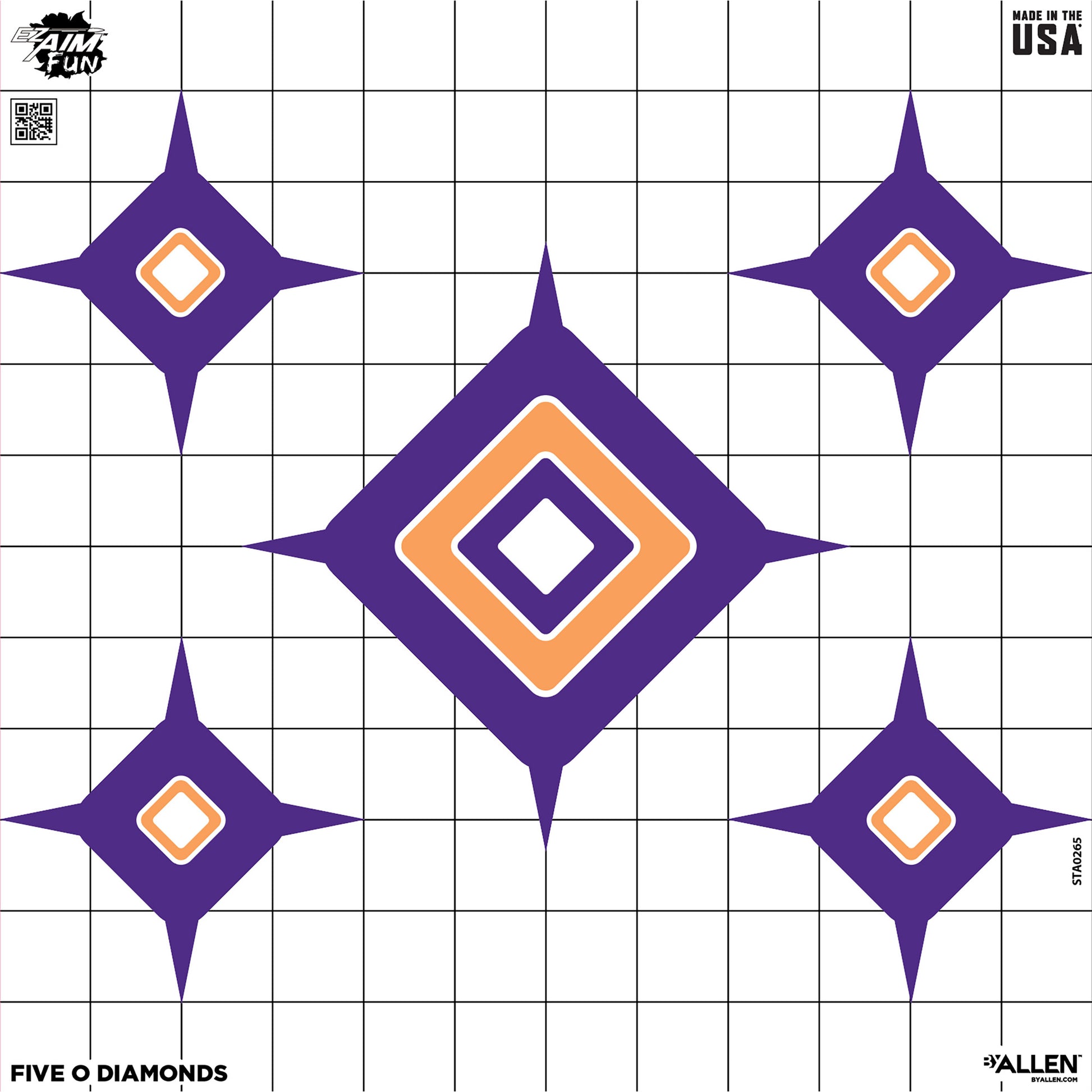 Allen EZ AIM 12"x12" Dialing IN 9PK