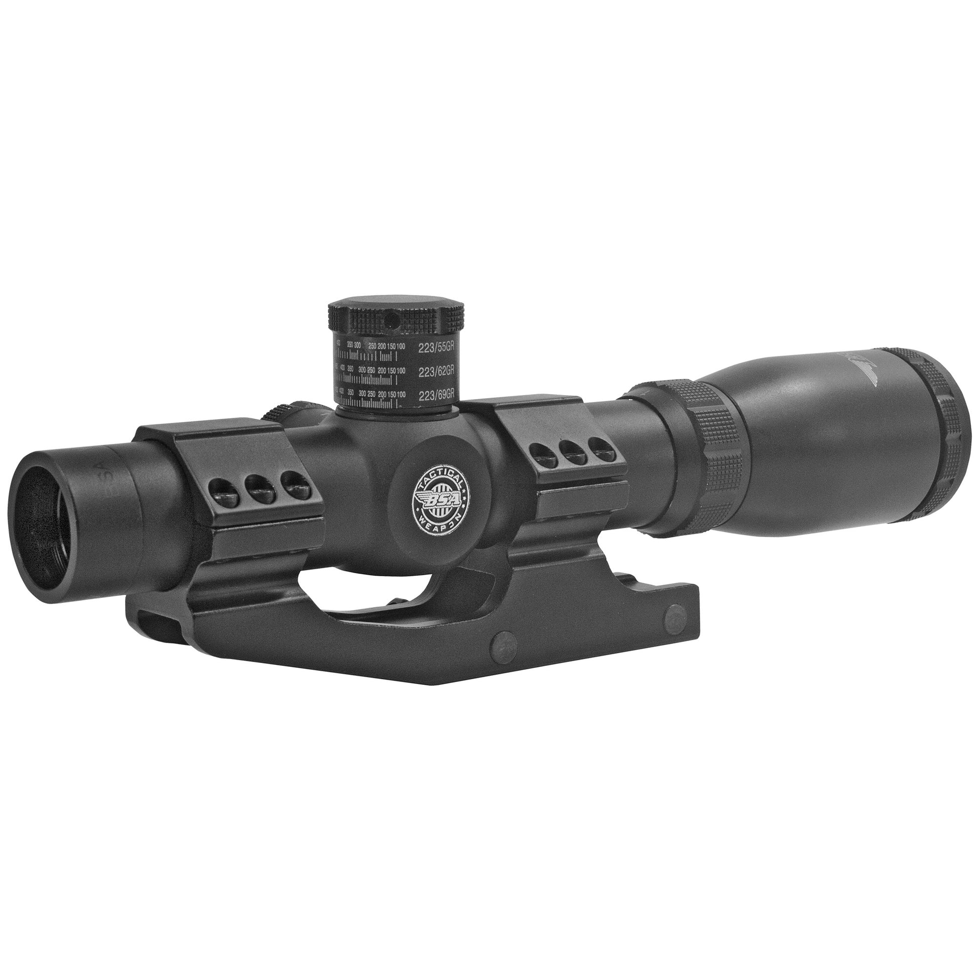 BSA Tact WPN 1-4x24 MIL DOT BLK