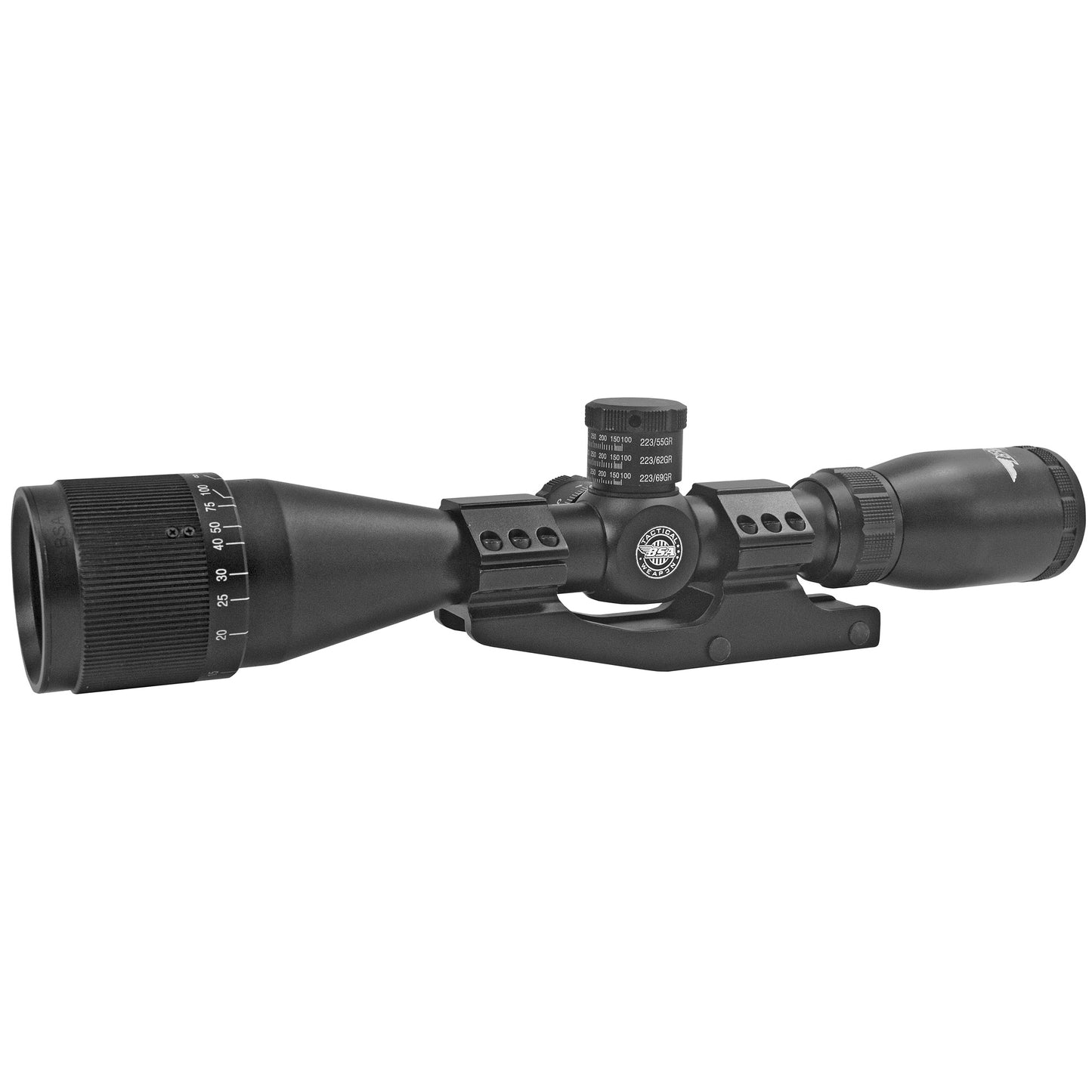 BSA Tact WPN 3-12x40 MIL DOT BLK