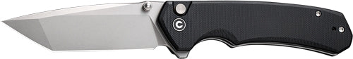 Civivi Knife Brazen 3.46" Black G-10/stonewash Button LK