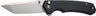 Civivi Knife Brazen 3.46" Black G-10/stonewash Button LK